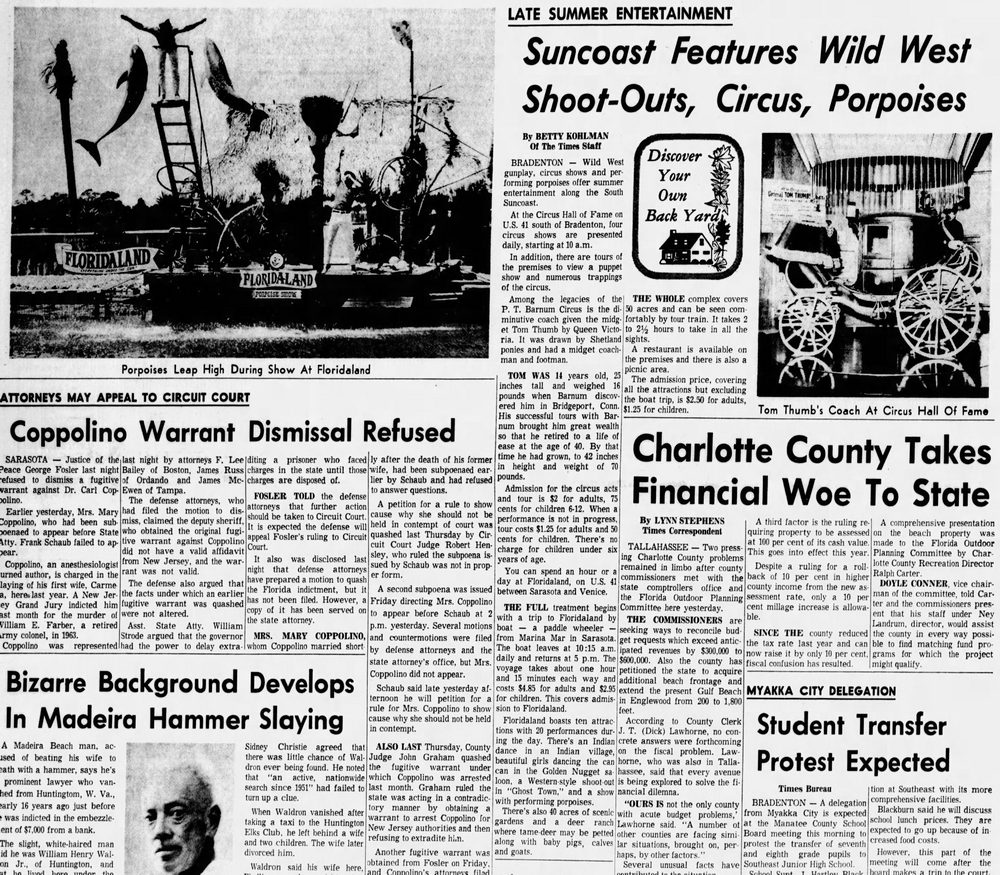 Floridaland - Aug 23 1966 Wild West Show (newer photo)